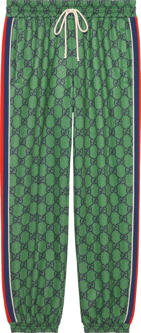 gucci trackpants navy green red|Gucci tracksuit pants.